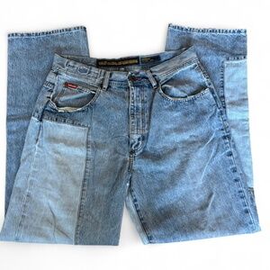 Ecko Unltd. blue denim straight leg (baggy) jeans size 32